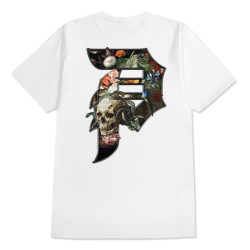 T-shirt SS Primitive Exist White