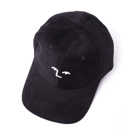 Casquette Nonsense Cap Face Off Corduroy Black