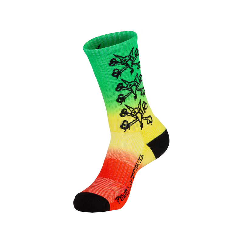 Chaussettes Powell Peralta Socks Vato Rats Rasta Fade