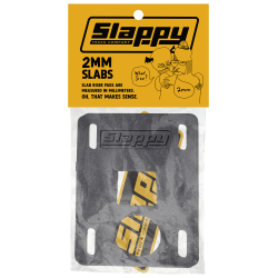 Pads Slappy Slabs Low Risers Black 2mm