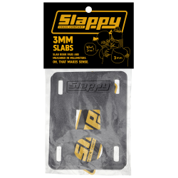 Pads Slappy Slabs Low Risers Black 3mm