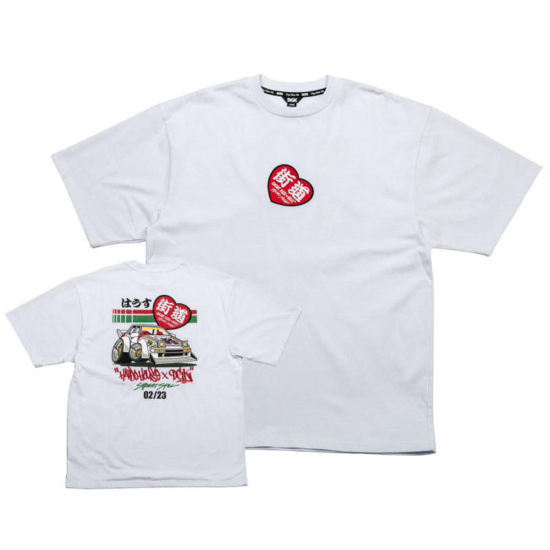 T-shirt DGK x Kaido House SS Camber Knit White