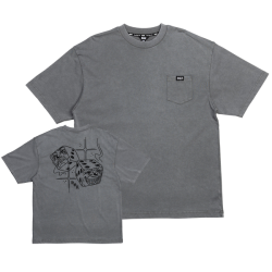 T-shirt DGK SS Bones Knit Washed Gray
