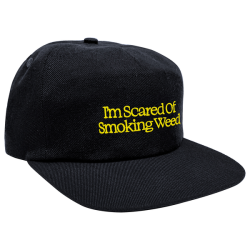 Casquette Jaccuzzi Unlimited Scared Of Smoking Weed Black