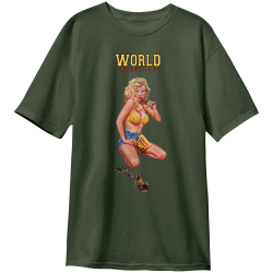 T-shirt World Industries SS Campbell Fudgesicle Green