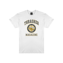 Vêtement Skate T-Shirt Thrasher Dropout SS White