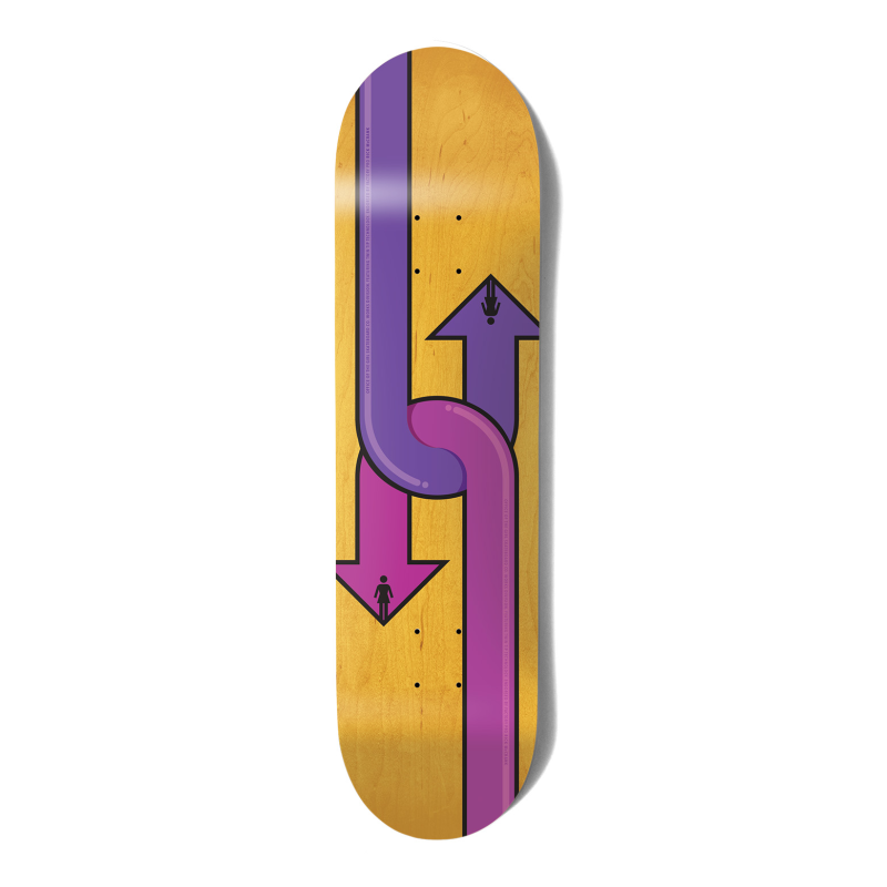 Planche Skate Girl Deck Dual Directionnal Mc Crank 8.5 Twin