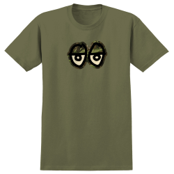 T-shirt Krooked SS Eyes Camo Military Green