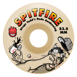 Roues de skate Spitfire wheels F4 93D Classics Diego Todd Rude 53.5mm