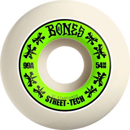 BONES WHEELS (JEU DE 4) STF 54MM V1 STANDARDS 99A