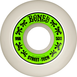 BONES WHEELS (JEU DE 4) STF 53MM V5 SIDECUTS 99A