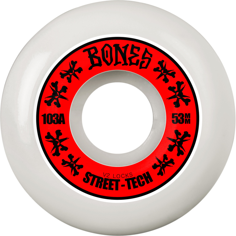 BONES WHEELS (JEU DE 4) STF 53MM V2 LOCKS 103A