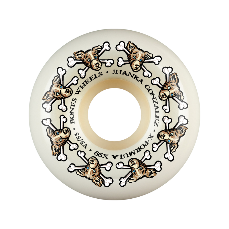 Roues de Skate Bones X-Formula Jhanka Vato Sidecut V5 53mm 99A