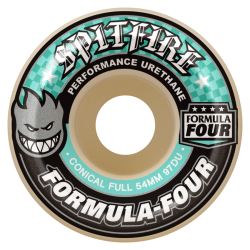 SPITFIRE WHEELS (JEU DE 4) F4 54MM 97D CONICAL FULL NATURAL