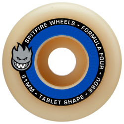 SPITFIRE WHEELS (JEU DE 4) 51MM F4 99D TABLET NATURAL