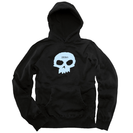 Sweat Zero Hood Single Skull Black White