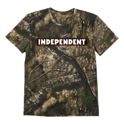 T-Shirt Skate Independent T-Shirt Bar Logo SS Realtree APX