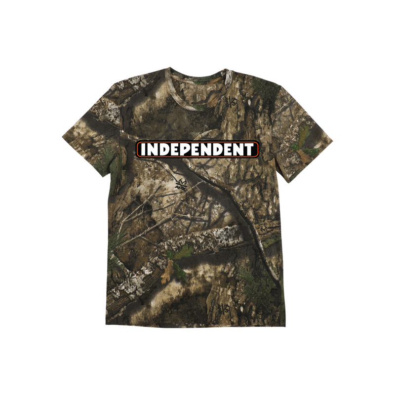 T-Shirt Skate Independent T-Shirt Bar Logo SS Realtree APX