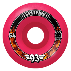 Roues de Skate Spitfire Formula Four Radial Pink 54mm 93D