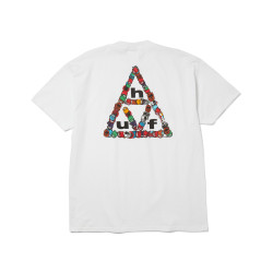 T-Shirt HUF x Spitfire Sticker Triple Triangle White