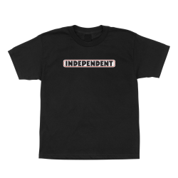 T-Shirt Skate Independent T-Shirt Bar Logo SS Youth Black