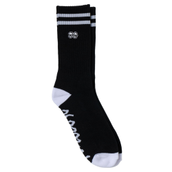 Chaussettes de Skate Krooked Eyes Emb Black White