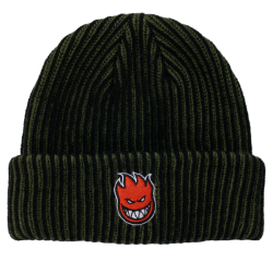 onnet de Skate Spitfire Bighead Fill Olive Black Red