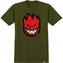 T-Shirt de Skate Spitfire Bighead Fill SS Military Green