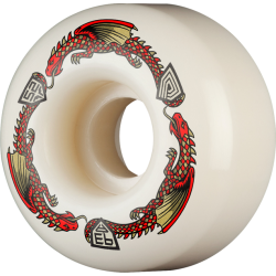 Roues Skate Powell Peralta Dragon Red V1 50mm 93A (Jeu de 4)