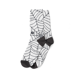 Chaussettes Accessoire de Skate Hard Luck Web White