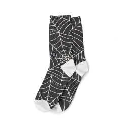 Chaussettes Accessoire de Skate Hard Luck Web Black