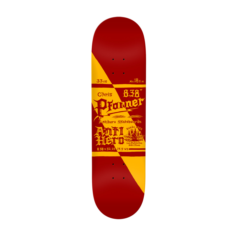 Planche de skate Antihero Chris Pfanner Mas Refrescos 8.38