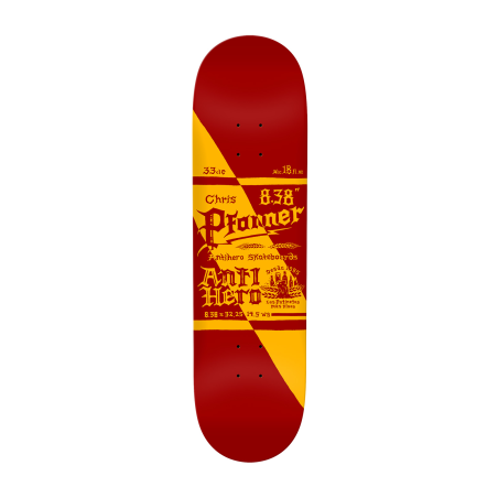 Planche de skate Antihero Chris Pfanner Mas Refrescos 8.38