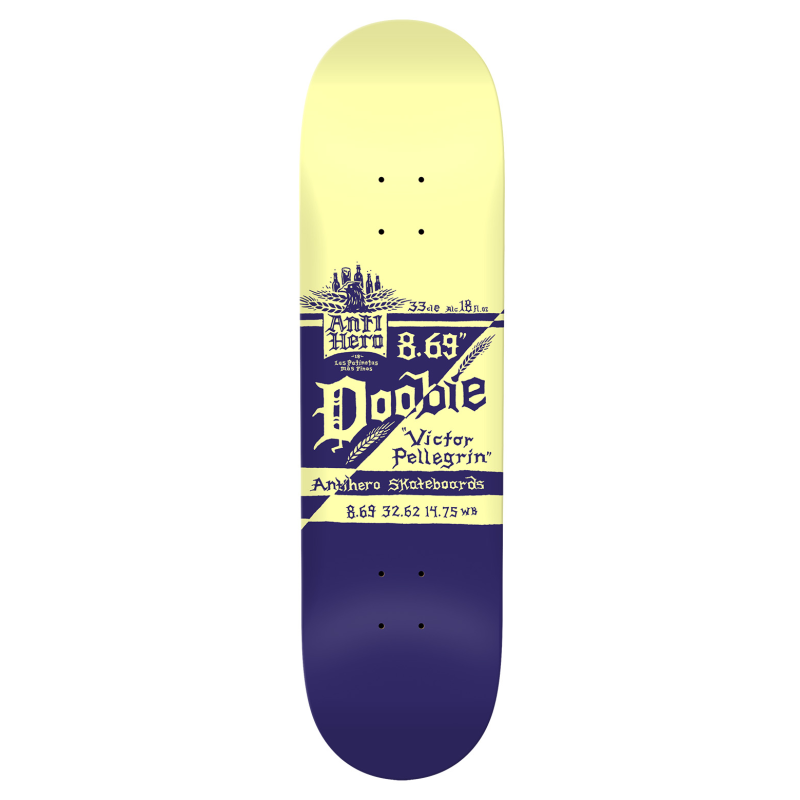 Planche de skate Antihero Victor Pellegrin Doobie Mas Refrescos 8.69