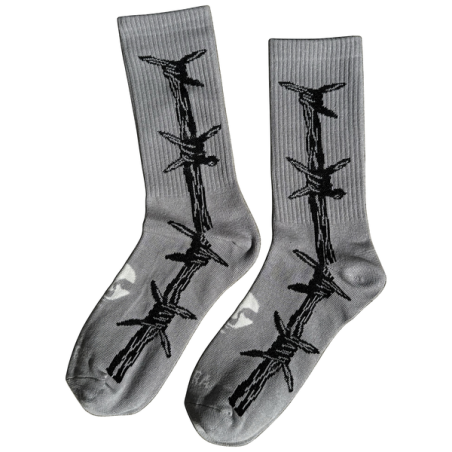 Chaussettes de Skate Opera Barbed Wire Grey