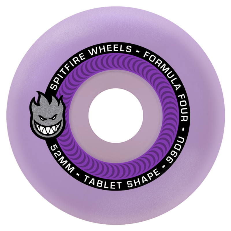 Roues de skate Spitfire Formula Four Team Tablet 52mm 99D Lavender