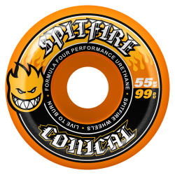 Roues de skate Spitfire Formula Four Team Conical 55mm 99D Orange
