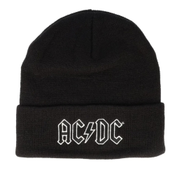 Bonnet Streetwear American Needle AC/DC Cuffed Knit Black