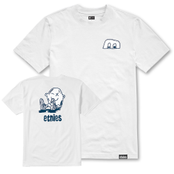 T-shirt de Skate Etnies X FOS SS Tee White Navy