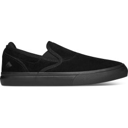 Chaussures de Skate Emerica Wino G6 Slip-On Black Black Black