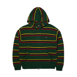 Pull Streetwear HUF Banks Hood Zip Sweater Sycamore