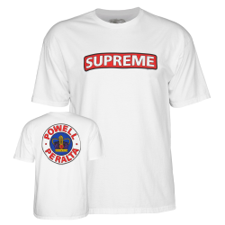 POWELL PERALTA T-SHIRT SUPREME WHITE