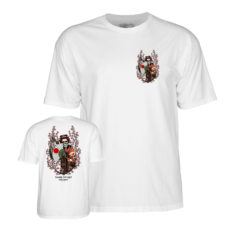 T-shirt Powell Peralta SS Sakura Yozomi White