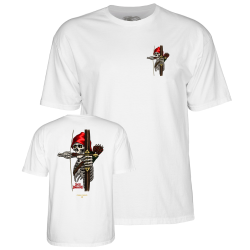 T-Shirt de Skate Powell Peralta Zach Doelling Archer White