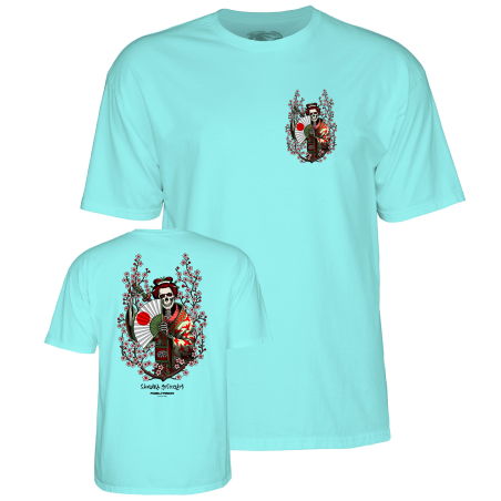 T-Shirt de Skate Powell Peralta Sakura Yosozumi Samurai Aquatic