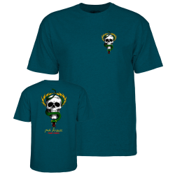 T-Shirt de Skate Powell Peralta Mike McGill Skull & Snake Midnight Teal