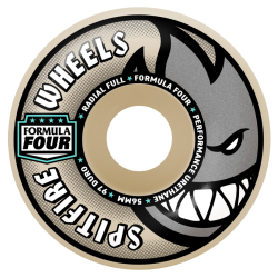 Roues Spitfire wheels Skate Radial Full Natural 97D F4 56mm