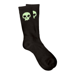 Chaussettes de Skate Zero Single Skull Glow