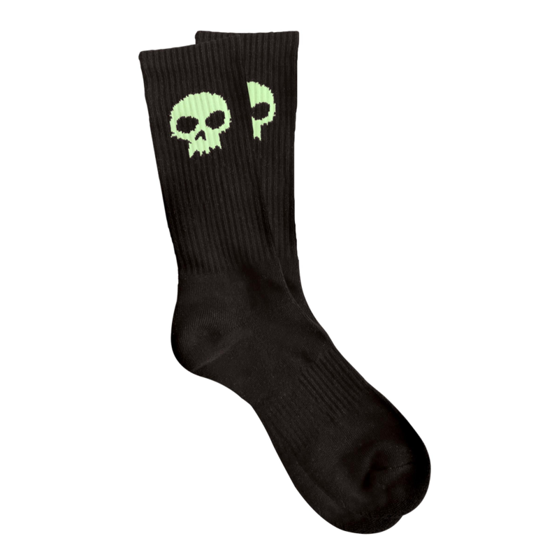 Chaussettes de Skate Zero Single Skull Glow