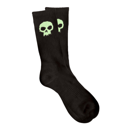 Chaussettes de Skate Zero Single Skull Glow